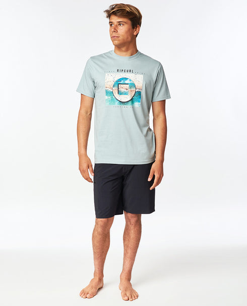 Rip Curl - good day bad day tee - vintage blue
